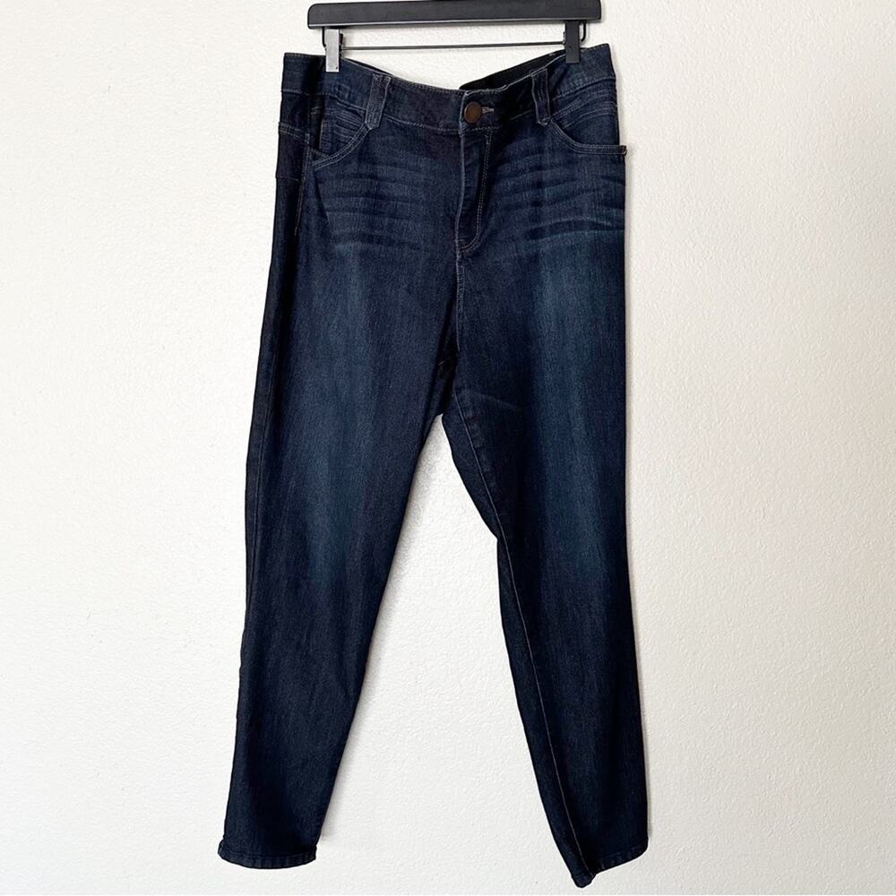 Democracy Jeans Womens Dark Indigo Ab‎ solution Booty Lift Plus Jegging Size 22W